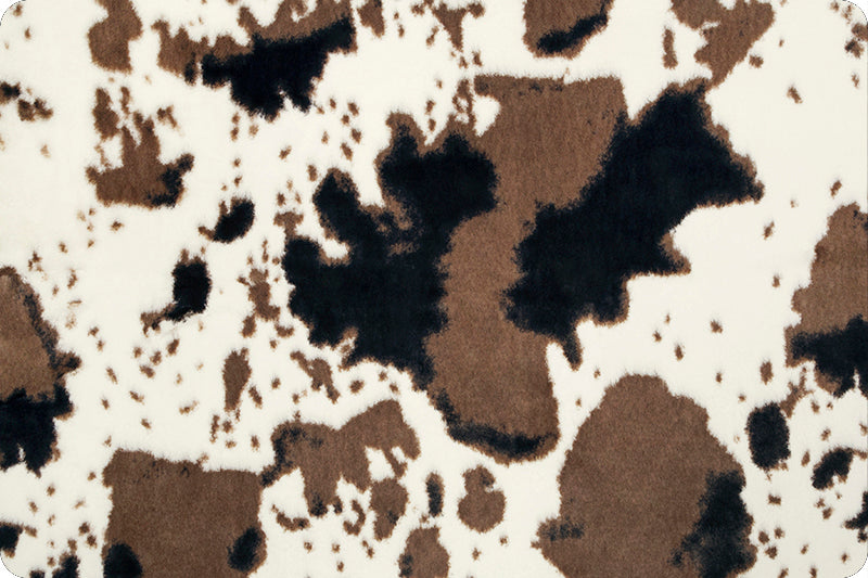 Brown and Black Cow Adult Snuggle Blanket