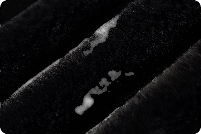 Black Tone-on-Tone Luxury Double-Sided Minky Snuggle Blanket – Ready to Ship