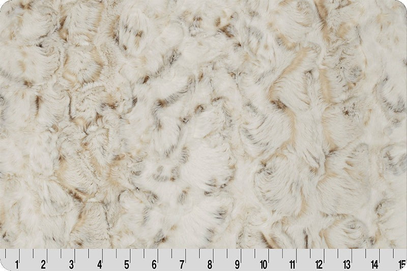 Snowy Owl Huggle in Natural – Wearable Double-Sided Minky Wrap