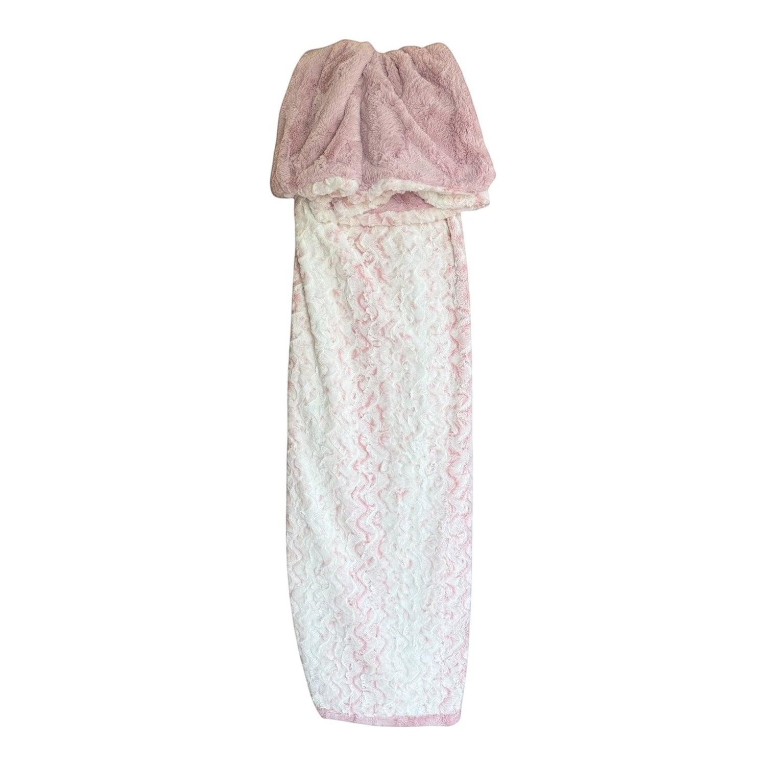 Snowy Owl Rosewater Luxury Double-Sided Minky Snuggle Blanket – Ready to Ship
