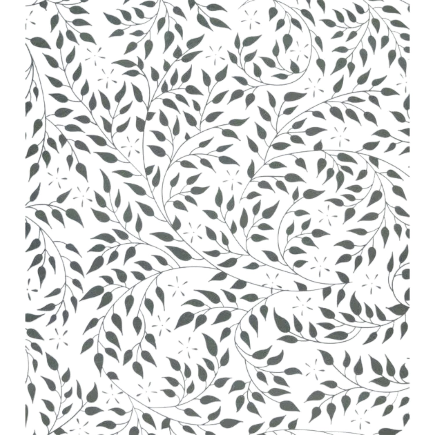Leafy Vine Luxury Double-Sided Minky Snuggle Blanket – Iron Hide Backing